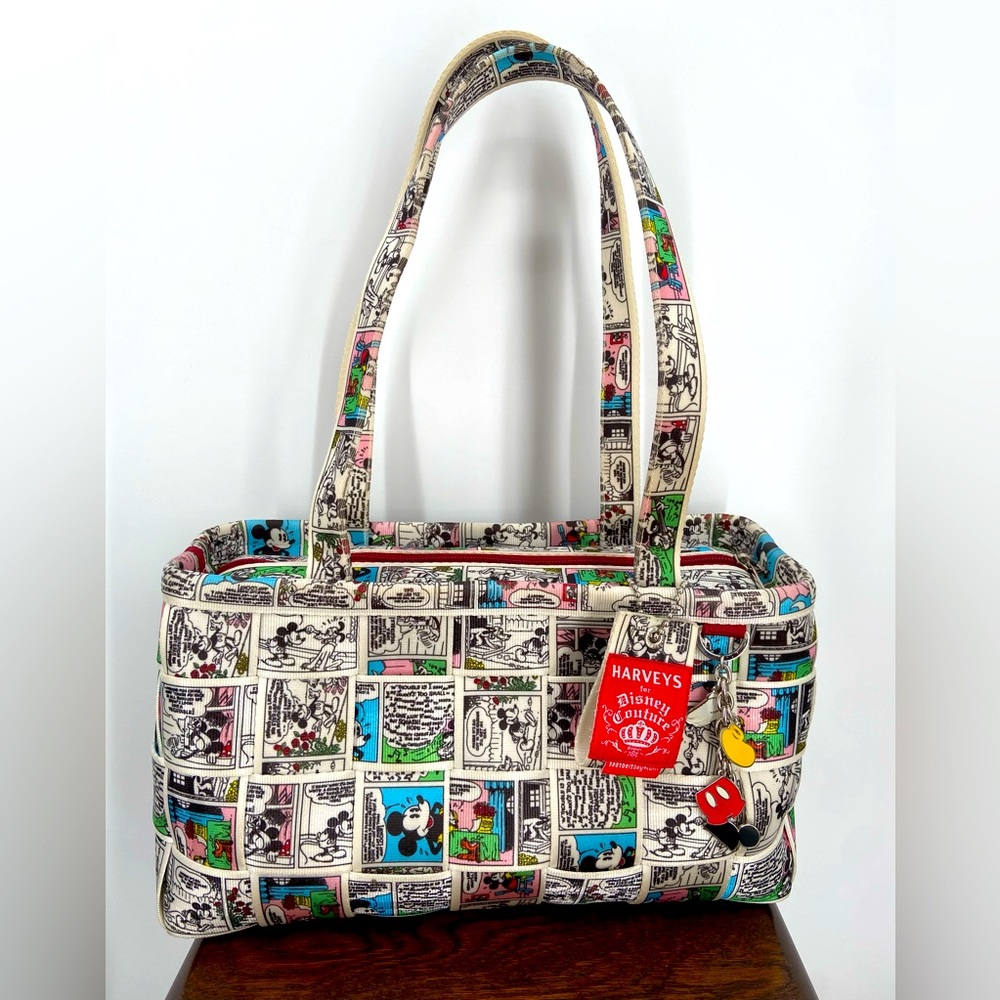 HARVEYS Disney Couture Classic Mickey Mouse Comics Shoulder Bag-New